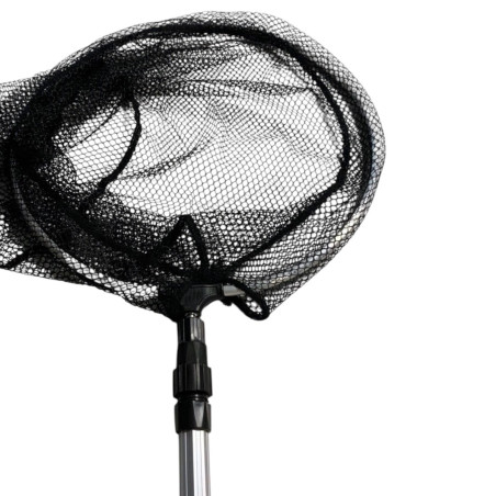 Merítőháló 80-150cm-es teleszkópos nyéllel 35 cm-es kerek fejjel