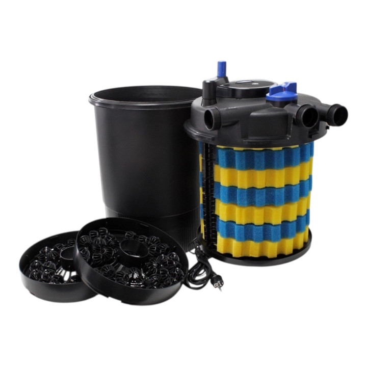 CPF 30000 (55W UVC) nyomásszűrő szett 1.(CTP-10000+4m 32 bordás tömlő)