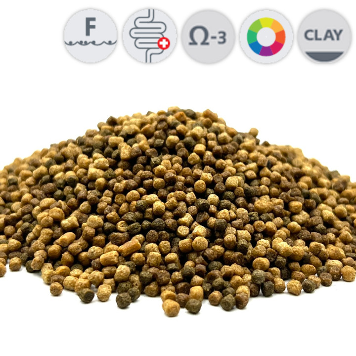 Japán mix koi táp 3 mm ( 15 kg )