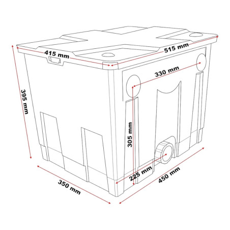 SunSun CBF 350 B,C kerti tó szűrőkhöz bővítő modul