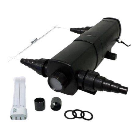 CBF- 350 kerti tó gravitációs átfolyós szűrő CUV-218 UVC lámpával