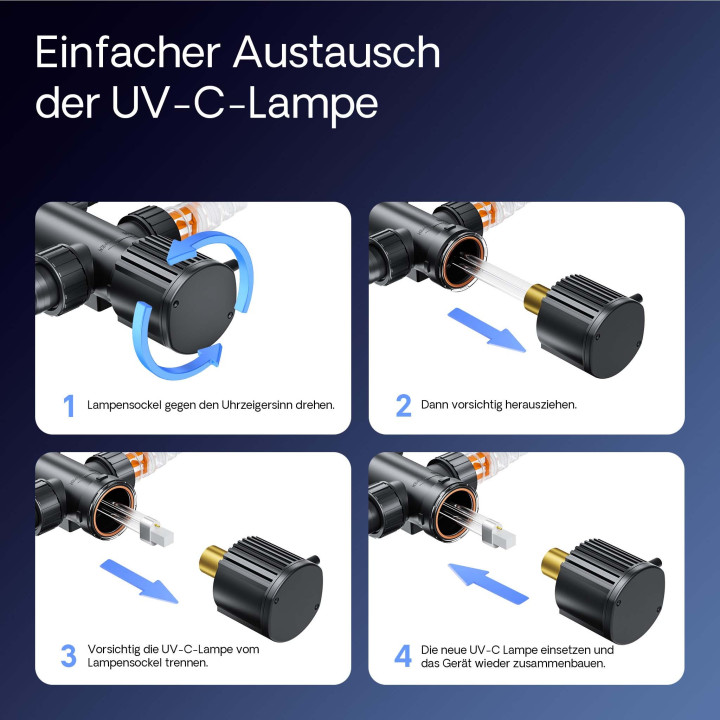 Sunsun öntisztítós UV-C lámpa 9W  (CUV-209)