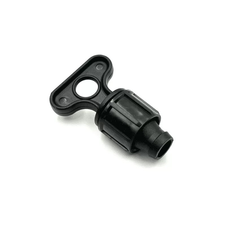 Csepegtető szalag záró 22mm (Szorítógyűrűs) SS