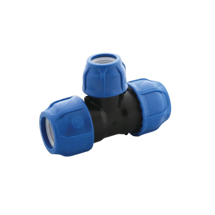 KPE szűkített T idom 32-25-32mm