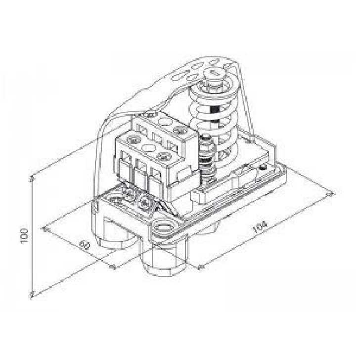 Italtecnica LP3 biztonsági nyomáskapcsoló (230V)