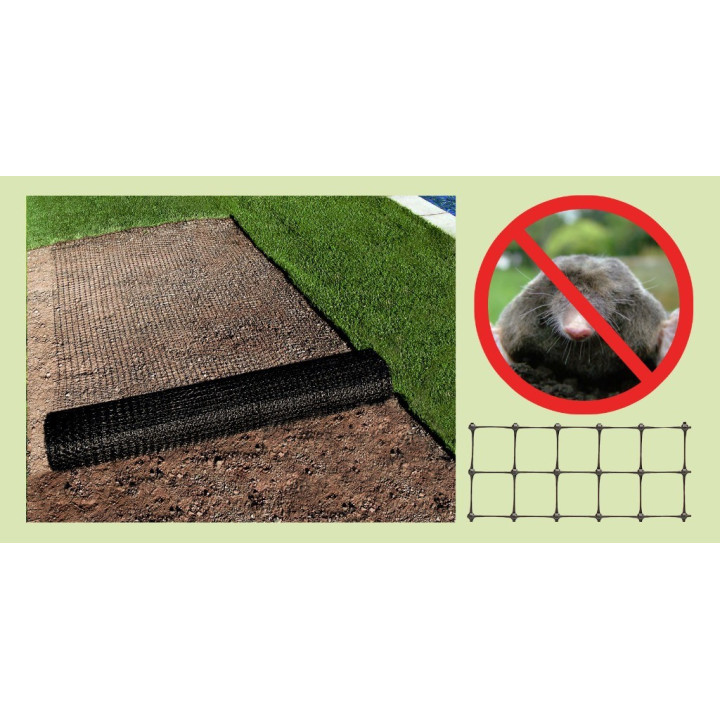 Vakondháló erősített 45g 15 x 15 mm  2 x 200 m / tekercs ( 199 Ft / m2 )