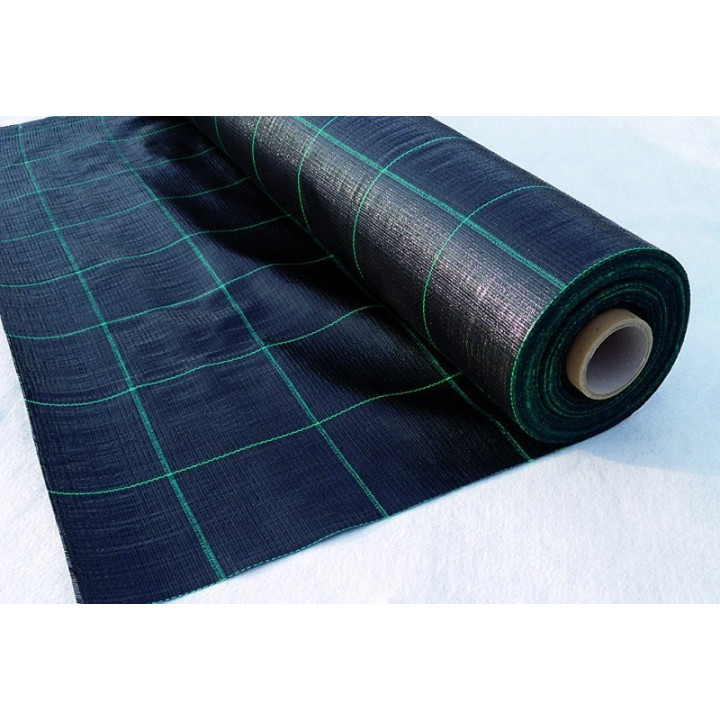 Agroszövet Fekete PPHA 100 g/m2/ 1,05 m x 100 fm (kockás)