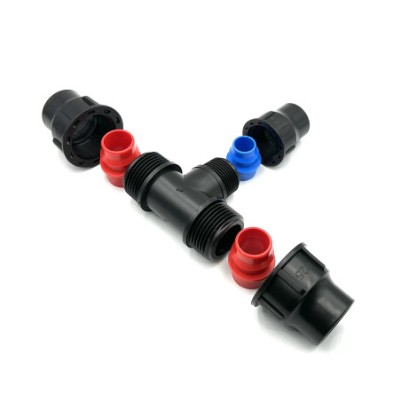 Prémium Variálható menetes T idom 25x20x25