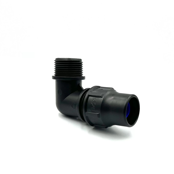 Prémium Variálható menetes könyök idom 20x1/2"KM