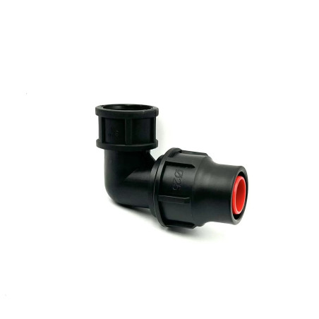 Variálható menetes könyök idom 25x3/4"BM PP