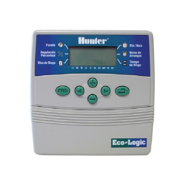 Hunter Eco Logic öntöző vezérlő automata 4 zónás beltéri
