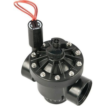 Hunter PGV - 151 , 6/4" BB mágnesszelep, vízmennyiség szabályzóval