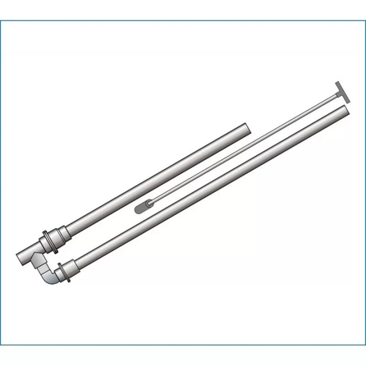 PVC pumpa 2db visszacsapó szeleppel 32/40-40-40 (húzószárral)