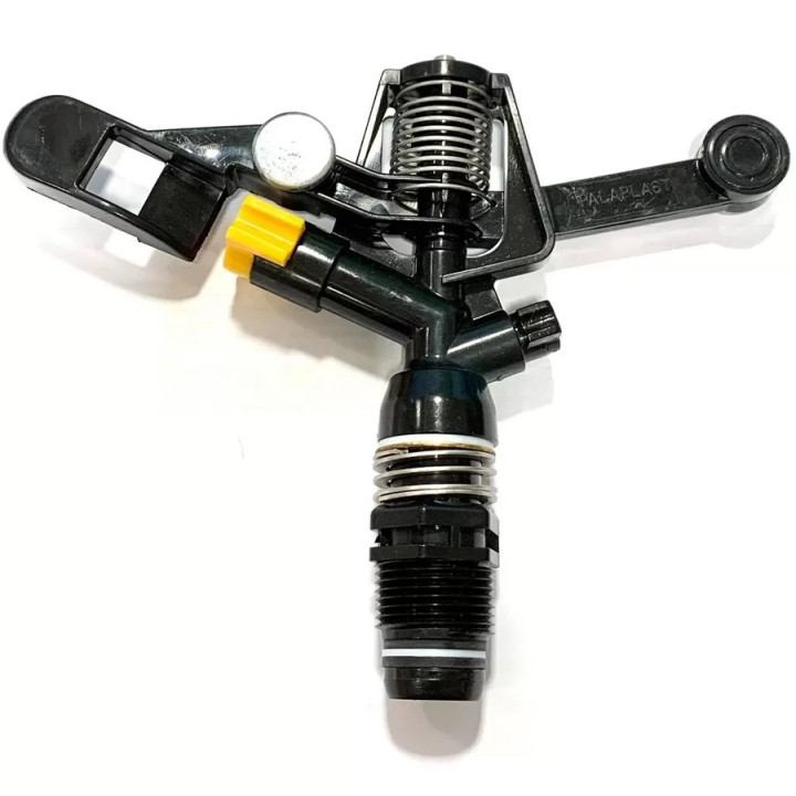 Palaplast Daedalus 2 szántóföldi szórófej 2 fúvókával 3/4"km (sárga)