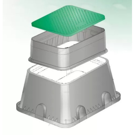 Téglalap alakú szelepakna jumbo (PA)