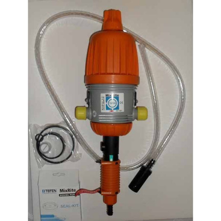 Tefen mixrite dugattyús  tápoldatozó készülék 10m³/h 0,3-2%, 8000l/h kézi kapcsolású (76/0365)