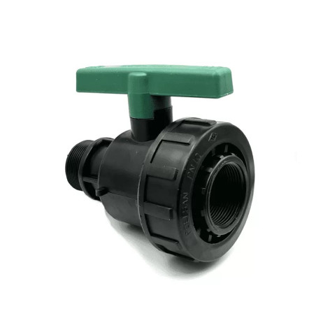 Prémium műanyag golyóscsap 5/4",KB