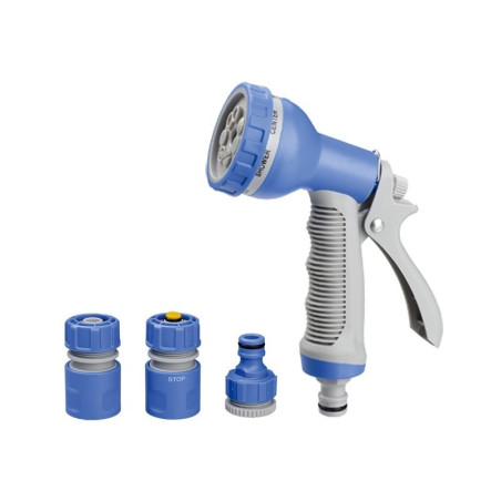 Öntözőpisztoly 7 funkciós csatlakozókkal (AM02032-02set)