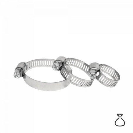 Amerikai tömlőbilincs készlet 6-38mm 12db