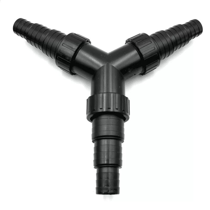 Y elosztó 25/32/38 mm-es tömlőcsatlakozással