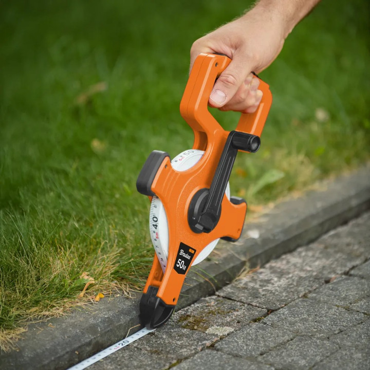 Karos üvegszálas mérőszalag 50 méteres