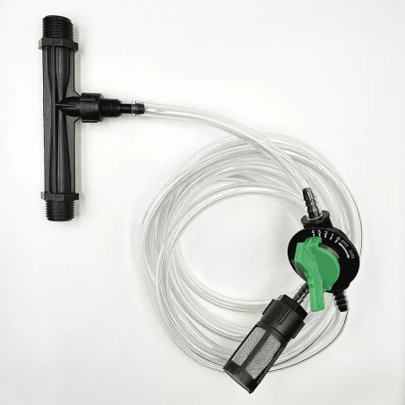 Bradas DSFI-0112L Venturi felszívó 1/2" csapos szabályzóval, szűrővel