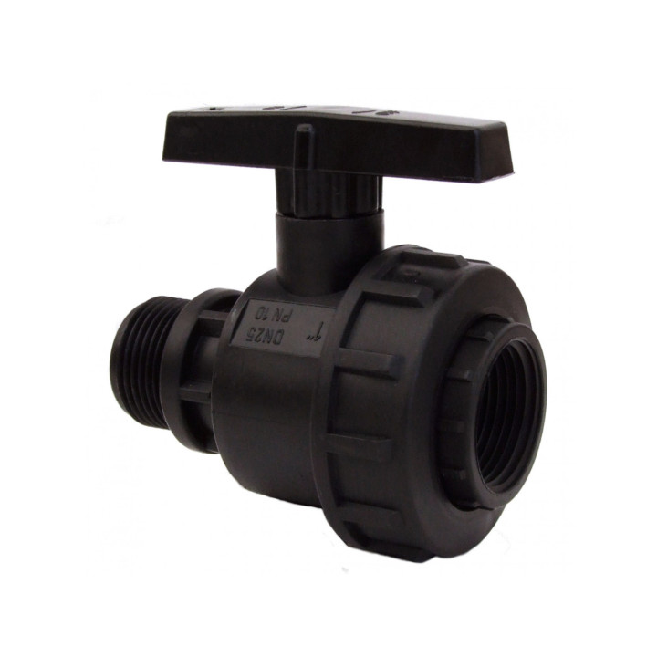 Műanyag golyóscsap 3/4" KB PP