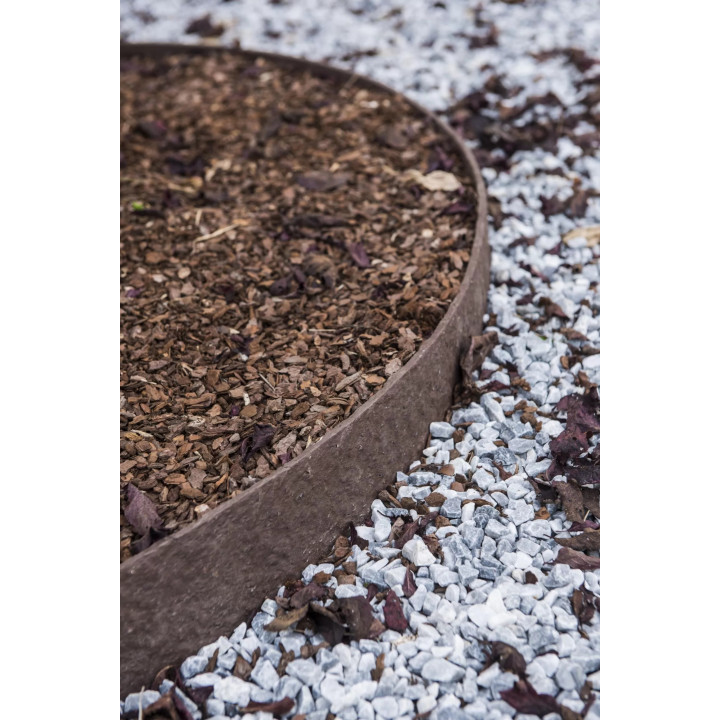 ECOLAT Tó és ágyásszegély barna 14 cm x 0,7 cm ( 1 m/ ár )