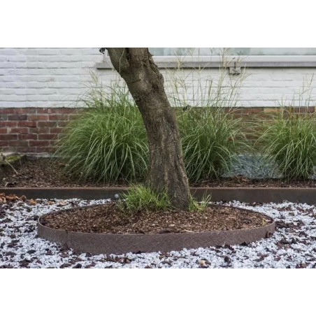 ECOLAT Tó és ágyásszegély barna 14 cm x 0,7 cm ( 1 m/ ár )