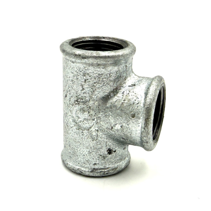 Horganyzott T idom 1/2" BM