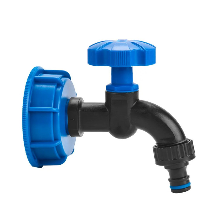 IBC CSATLAKOZÓ KEREK CSAPPAL 1/2R gyors csatlakozóval