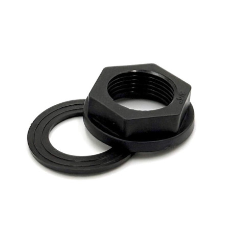 Műanyag anya tömítéssel 1''