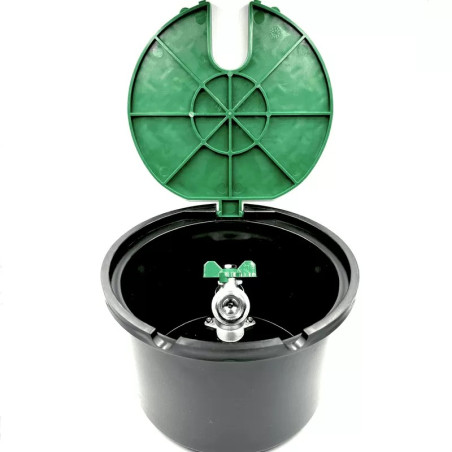 Fedeles doboz 3/4" acél csappal