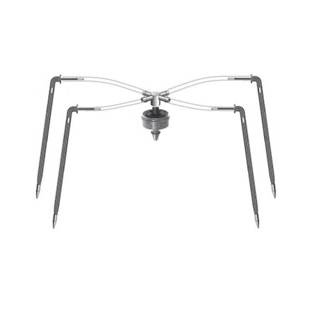 Netafim PCJ LCNL 4 L / h nyomáskompenzált, öntisztító csepegtető gombaelosztós (szürke)