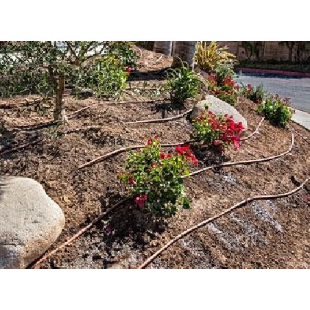 PC csepegtető cső Dynomac PC DN20mm 20cm, 2 l/h, 50 m nyomás kompenzált (föld alá is fektethető)