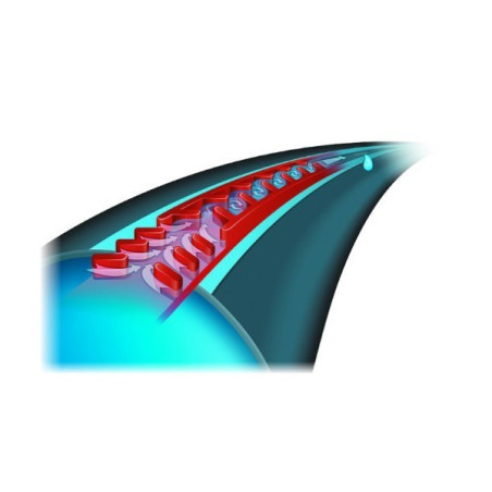 AquaTraxx csepegtető szalag, 20 cm oszt, 6 mil 1,14 L / h ( 500 m / tek )