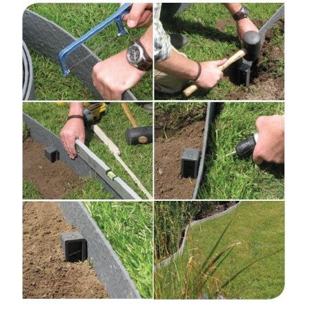 ECOLAT-TÓPEREM 19cmx0,7cm (25m tekercs) tó és ágyásszegély