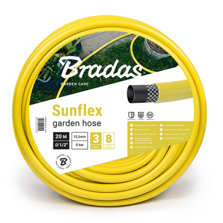 Slunflex kerti locsoló tömlő 5/4" 50 m