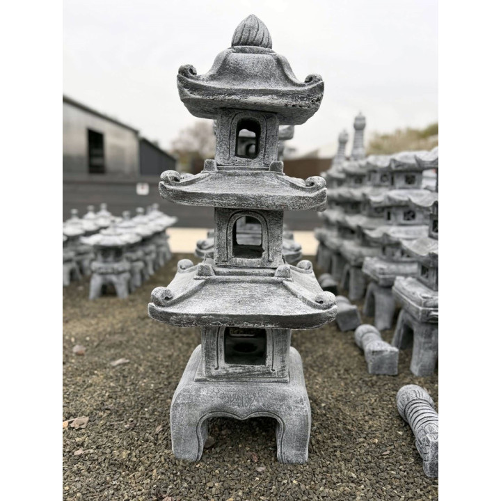Három tetős kínai pagoda 90cm