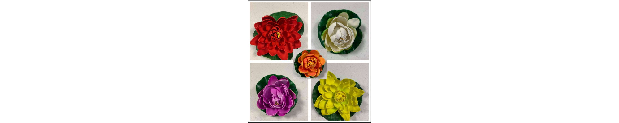 Élethű tavirózsák lótuszok