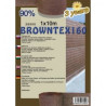 ÁRNYÉKOLÓ HÁLÓK BROWNTEX 160 GR/M2