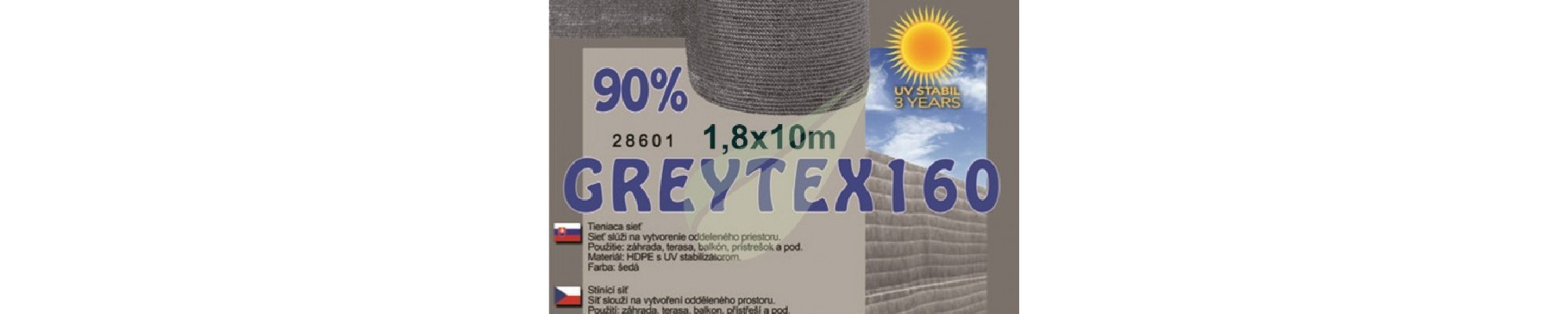 ÁRNYÉKOLÓ HÁLÓK GREYTEX 160 GR/M2