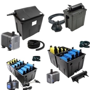 Kerti tó átfolyós gravitációs szűrő szettek