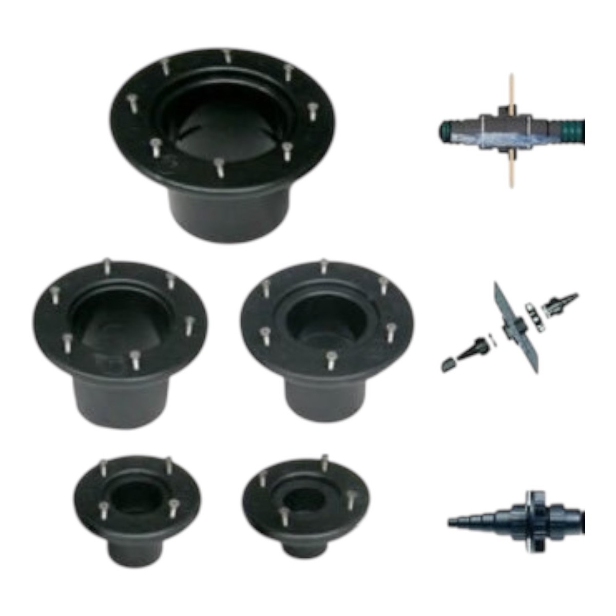 Fólia és szűrőház átvezetések