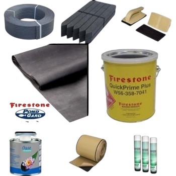 Tófólia, PVC tófólia és EPDM tófólia, geotextília, gumifólia