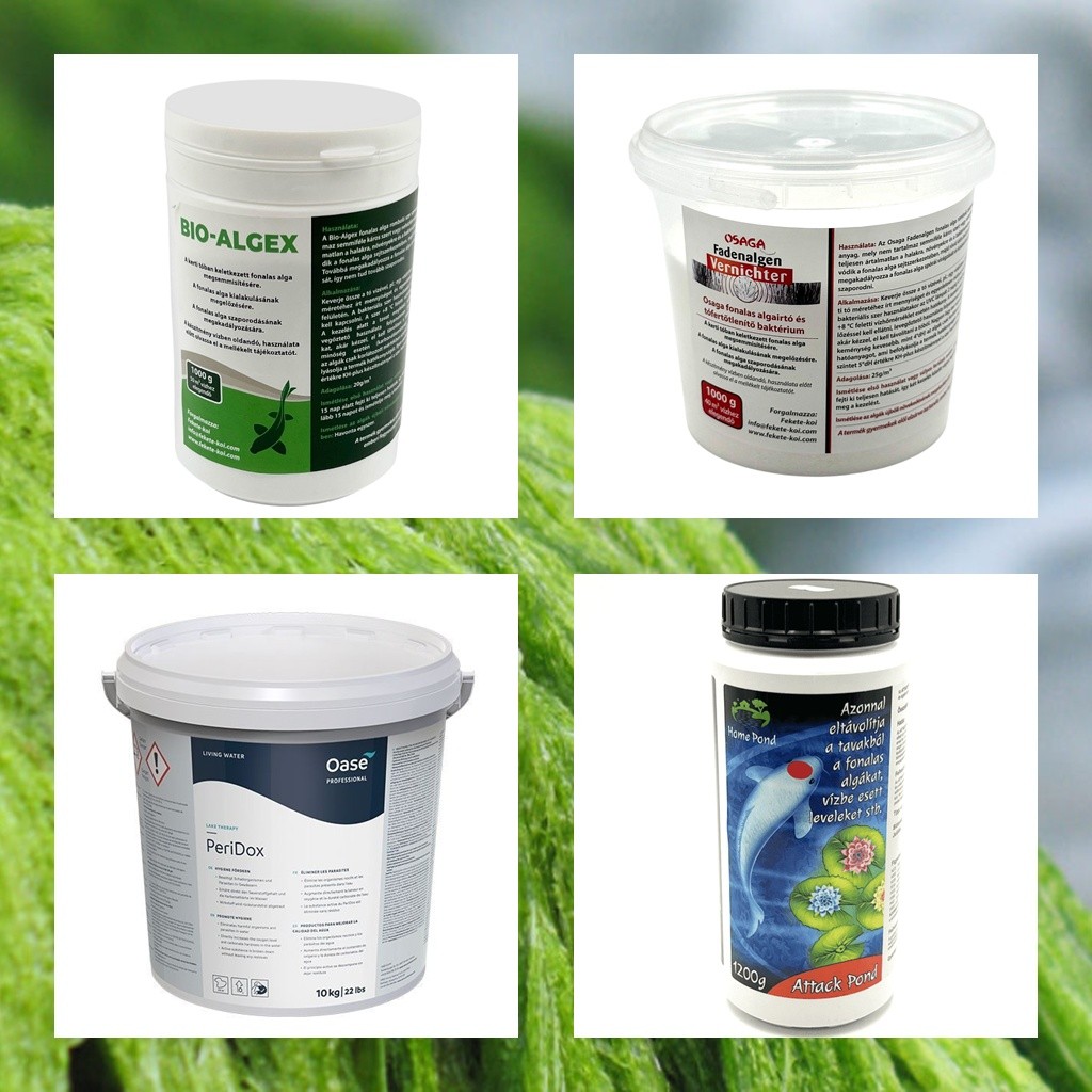 Fonalas algagátló algairtó és tófertőtlenítő