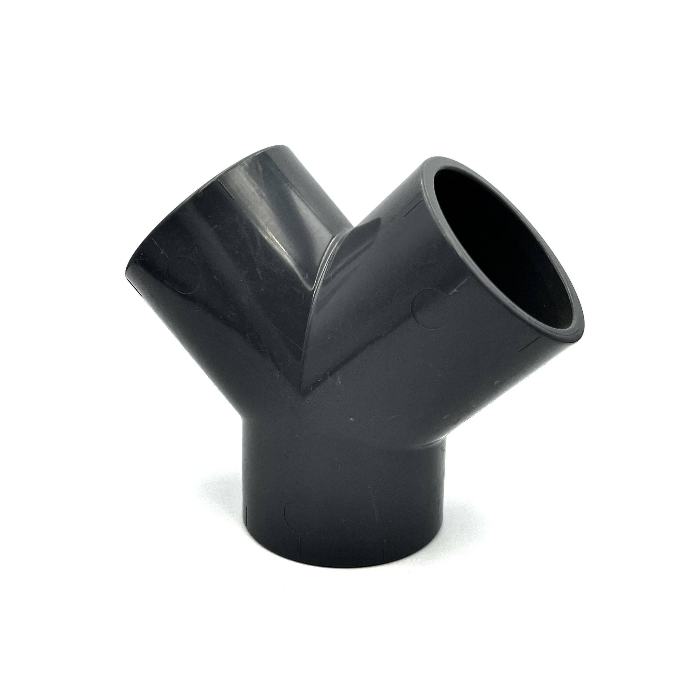 PVC ragasztható nyomócső Y idom